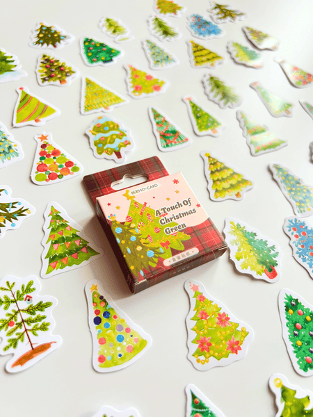 სტიკერი A touch of Christmas green