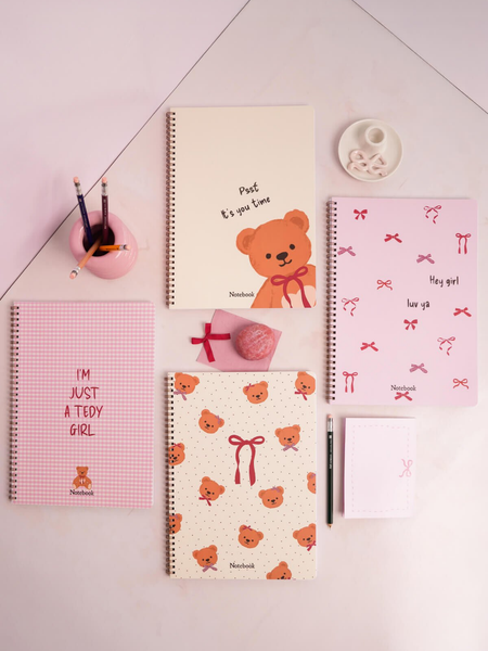 რვეული I'm just a tedy girl A4 (21,0 სმ x 29,7 სმ)