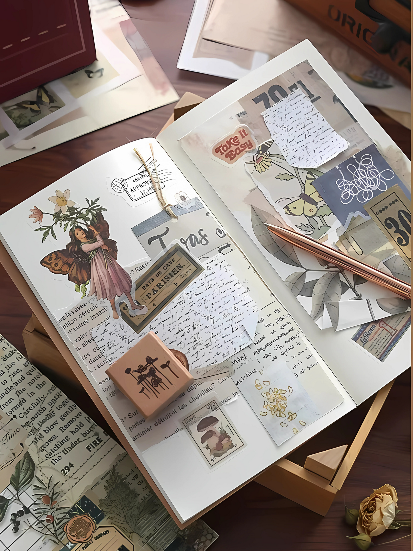 Sticker book The feeling of old time