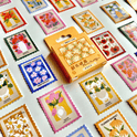 Sticker Flowers post office