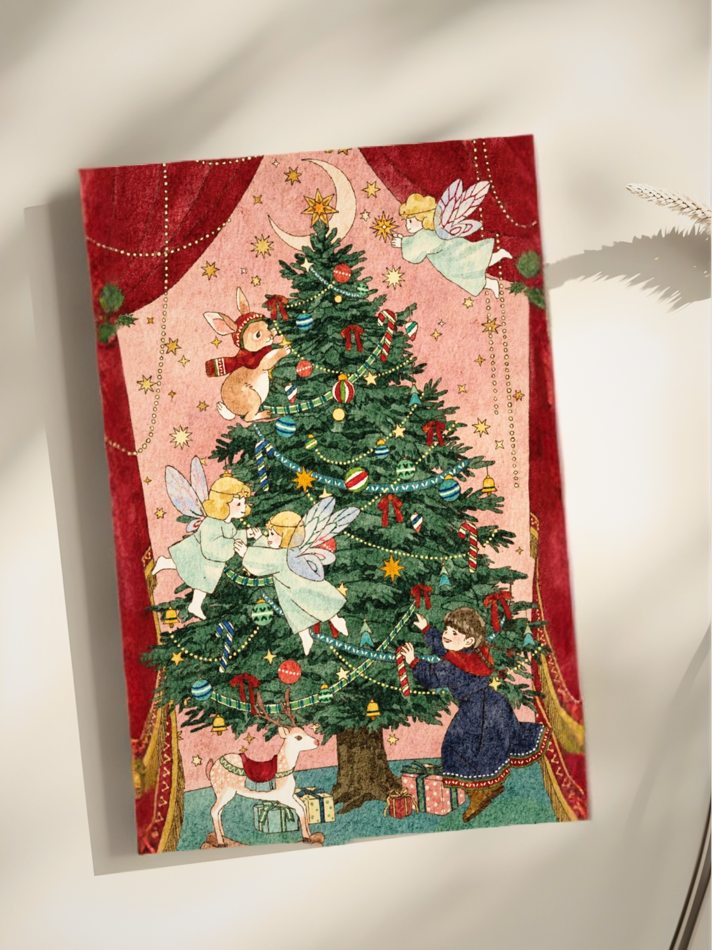 საახალწლო მისალოცი ბარათი