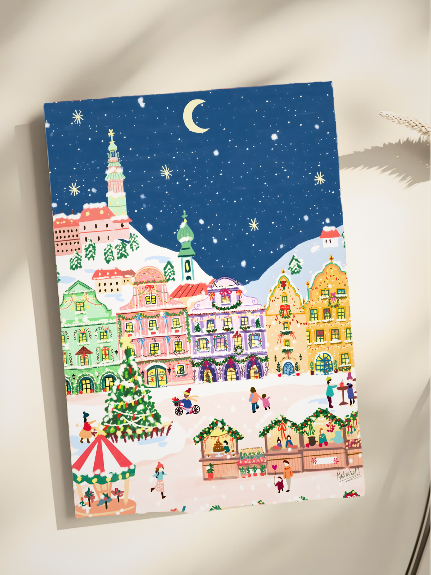 საახალწლო მისალოცი ბარათი