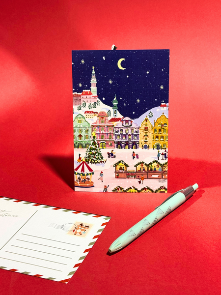 საახალწლო მისალოცი ბარათი