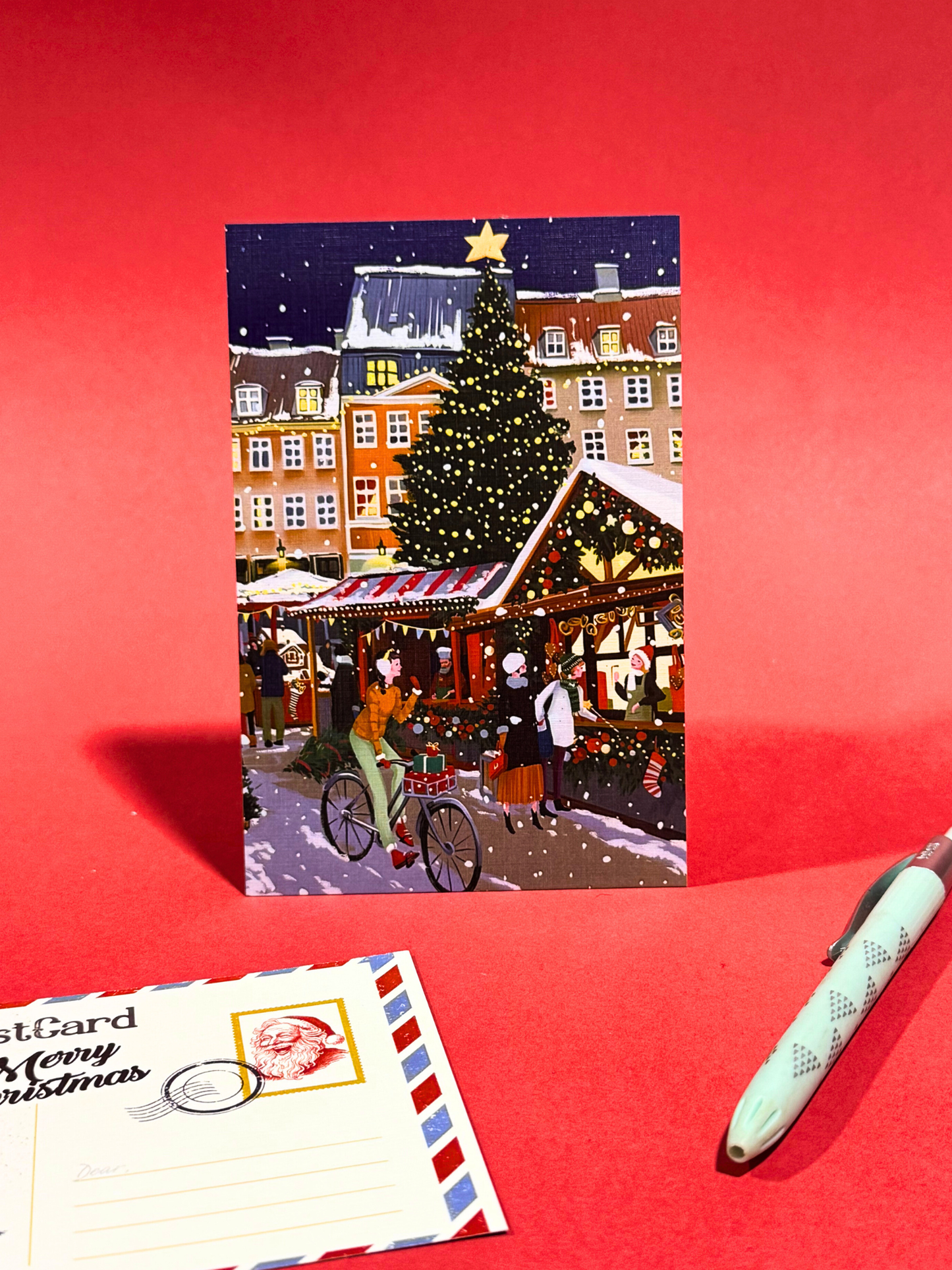 საახალწლო მისალოცი ბარათი