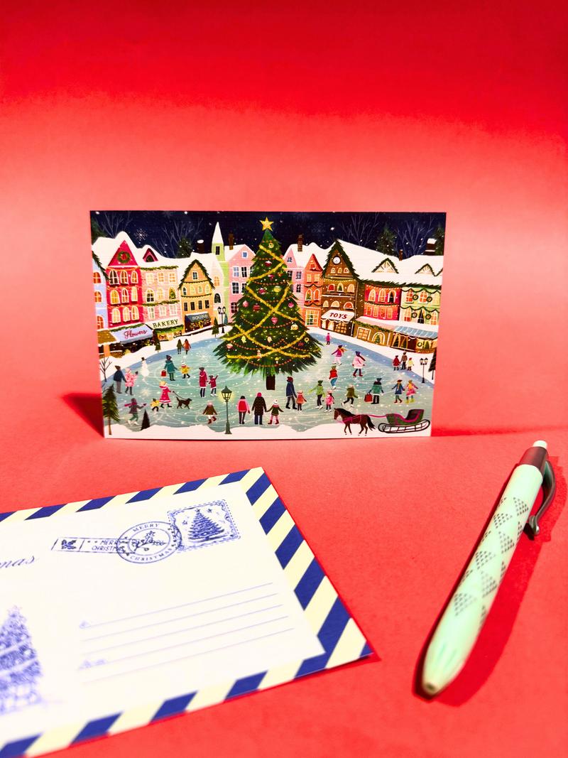 საახალწლო მისალოცი ბარათი