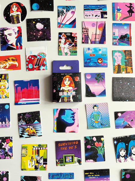 Sticker Glitch art