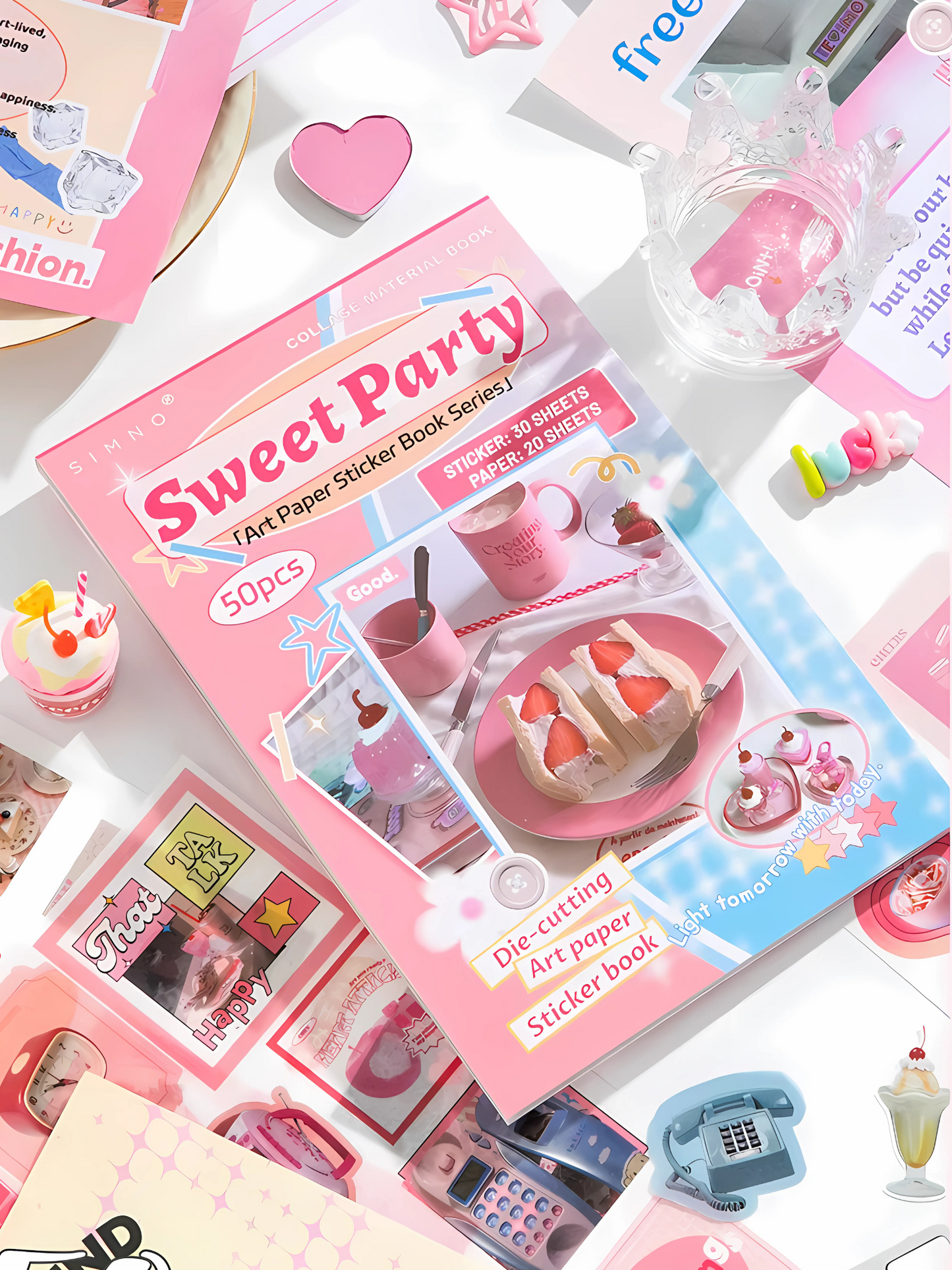 Sticker book Sweet party
