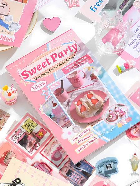 Sticker book Sweet party