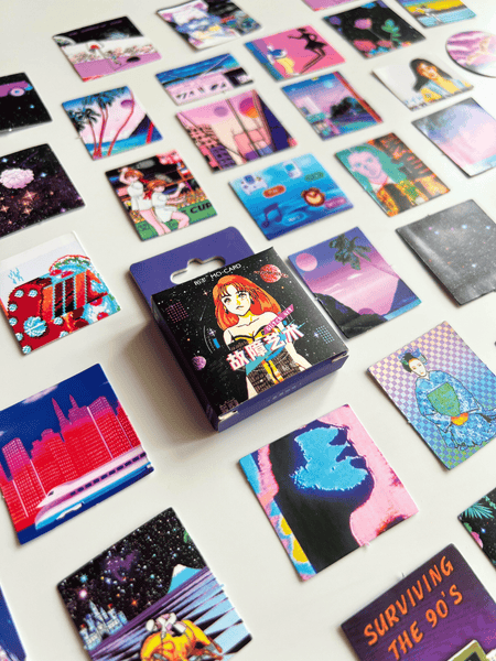 Sticker Glitch art