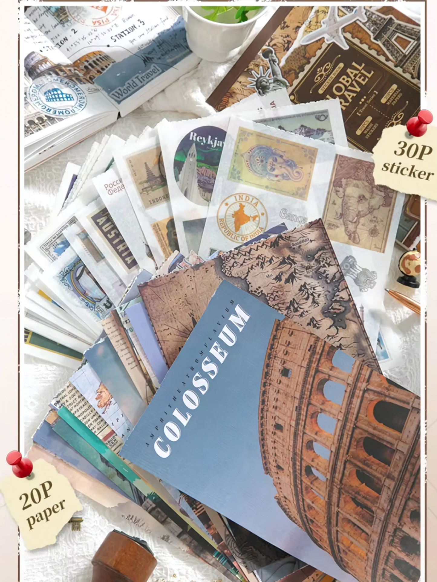 Sticker book Global travel