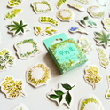Sticker Green leaf