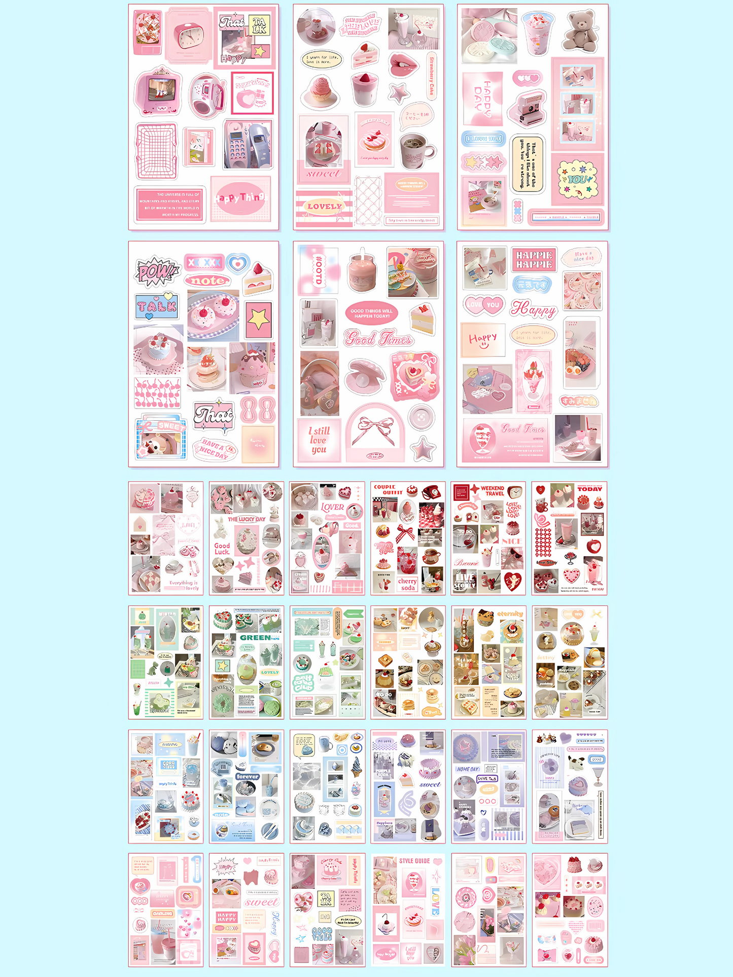 Sticker book Sweet party