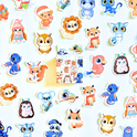 სტიკერი Cute cartoons