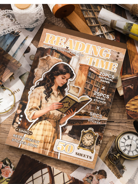 სტიკერების წიგნაკი Reading Time