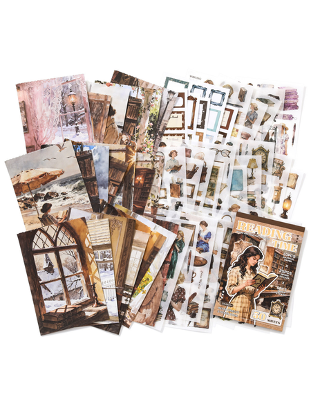 სტიკერების წიგნაკი Reading Time