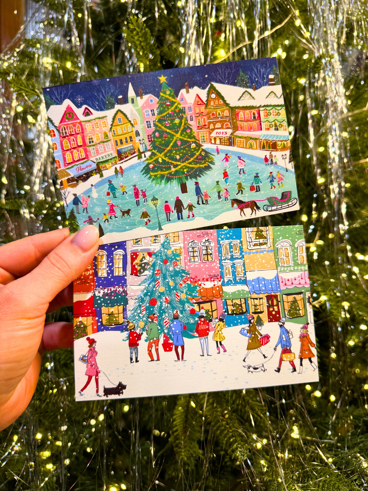 საახალწლო მისალოცი ბარათი