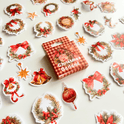 Christmas garland sticker
