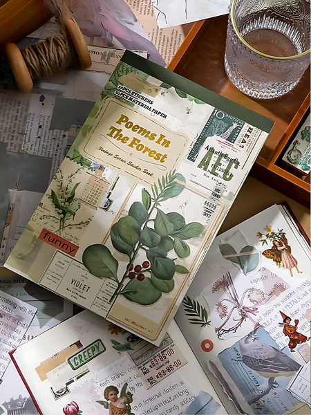 Sticker book Poems in the forest